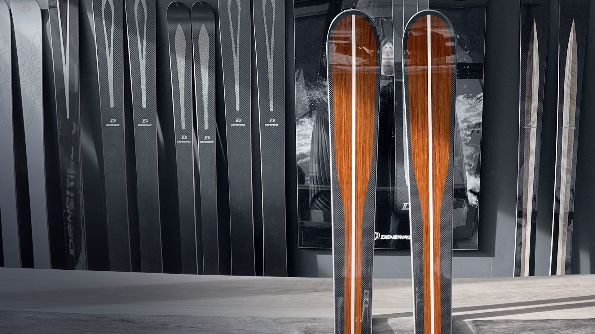 Skis Dénériaz personnalisés
